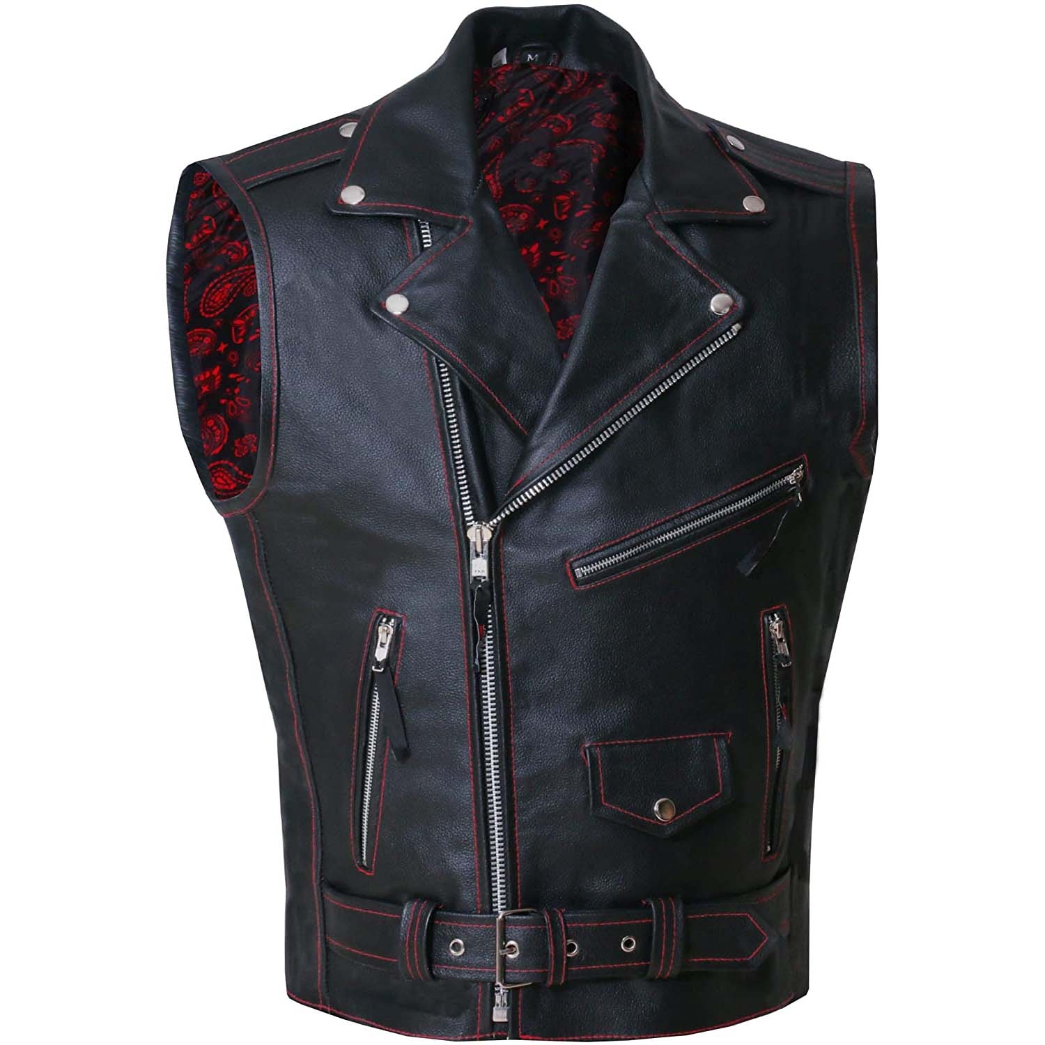 Men Leather Vest