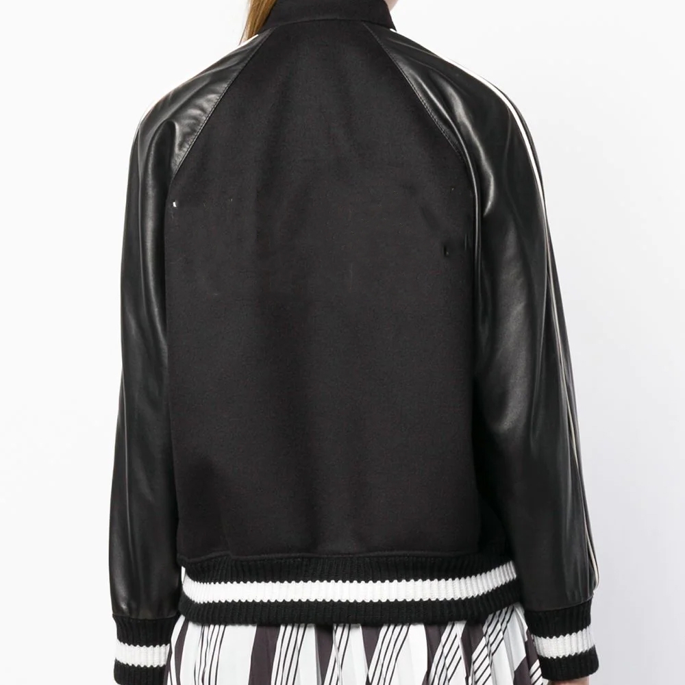 Women Varsity Jacket Back