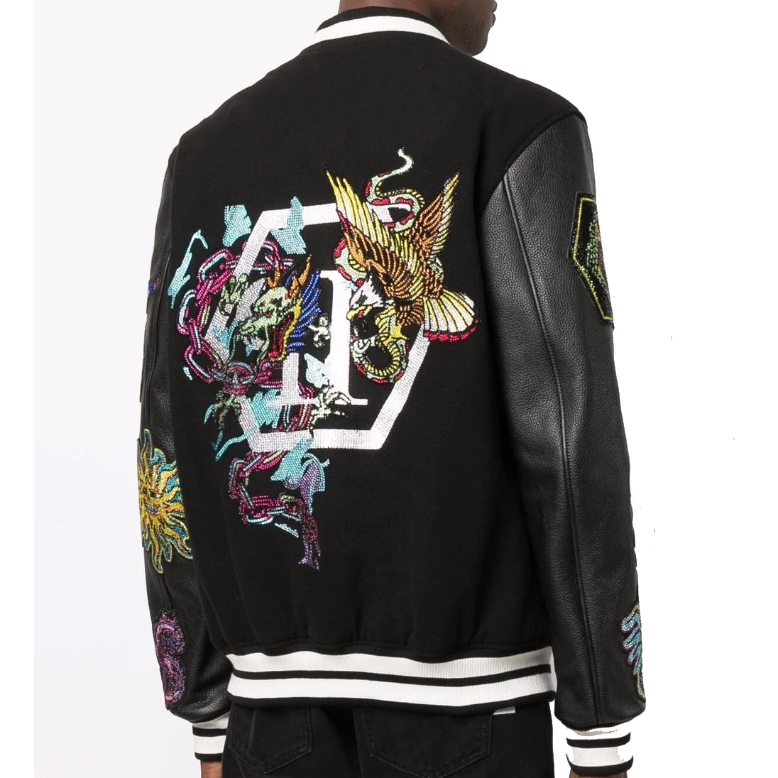 Women Varsity Jacket Back