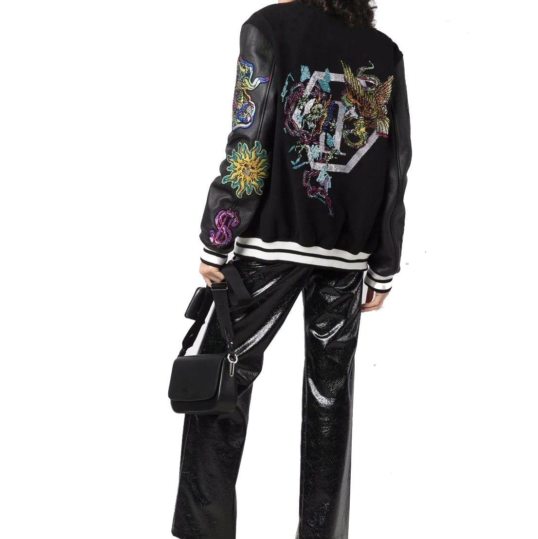 Women Varsity Jacket  Back 