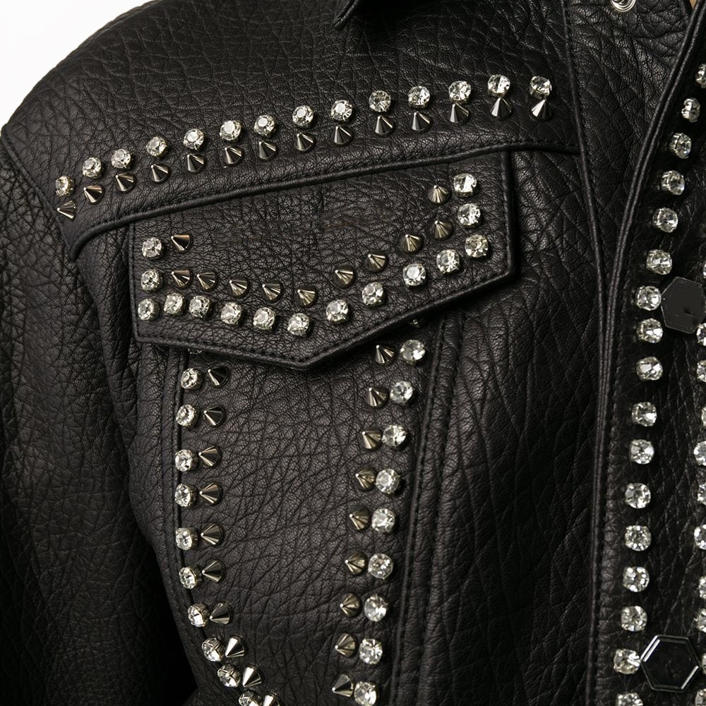  Women Biker Jacket Front