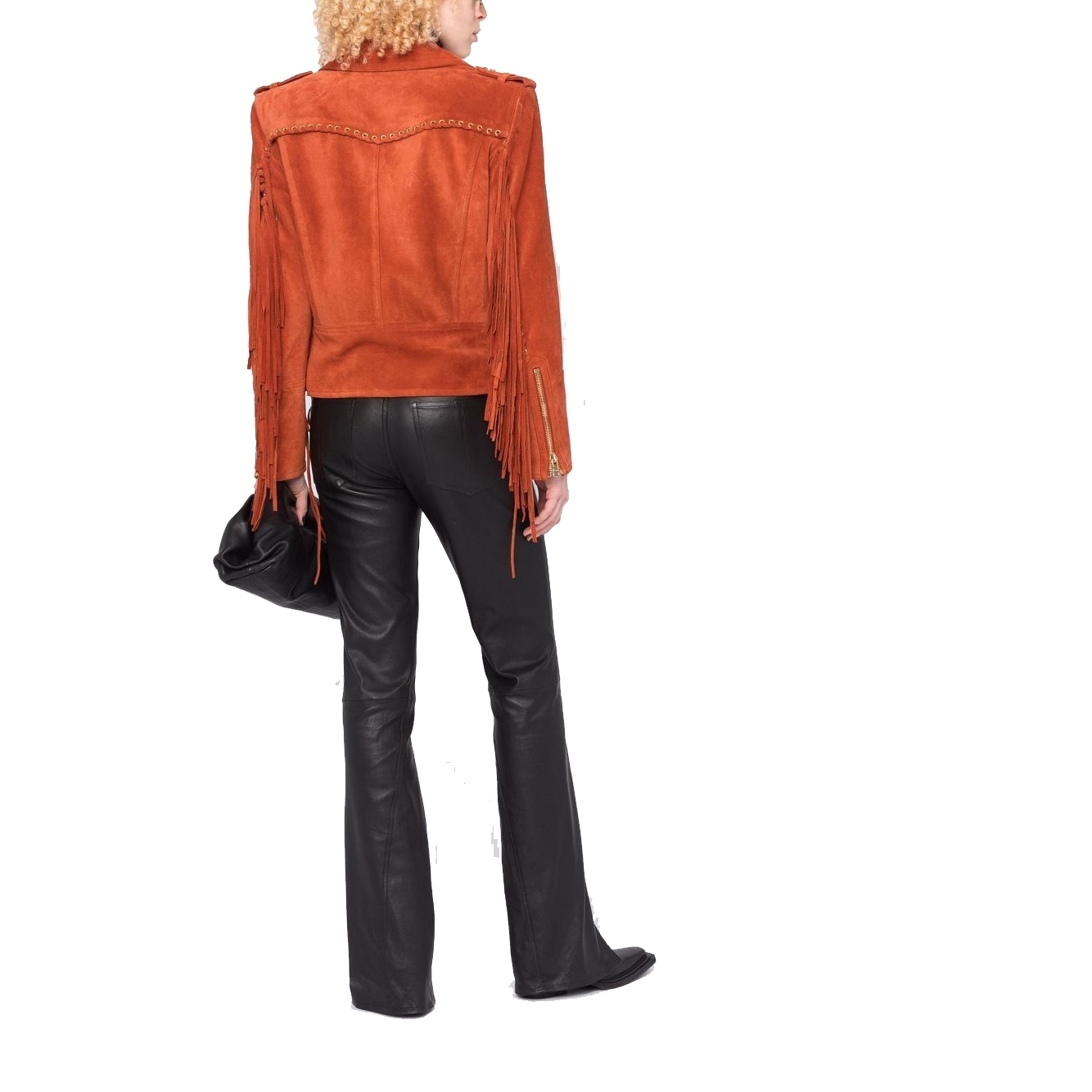 Women Biker Jacket Front