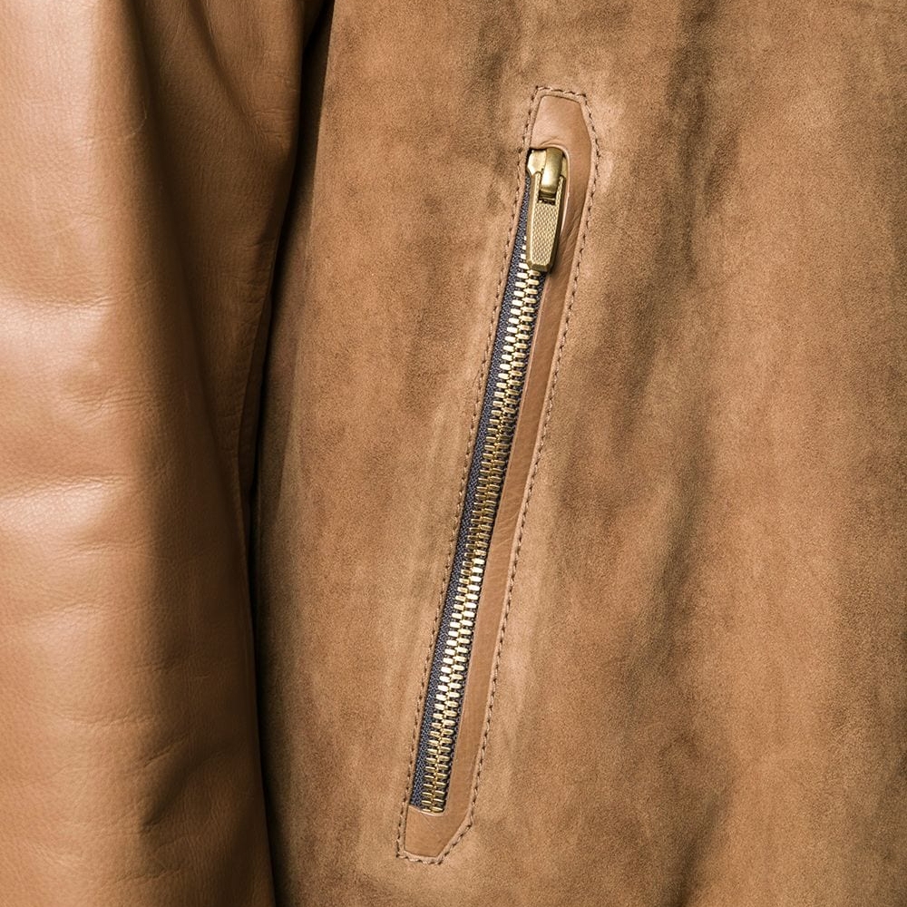  Men Leather Jacket Side