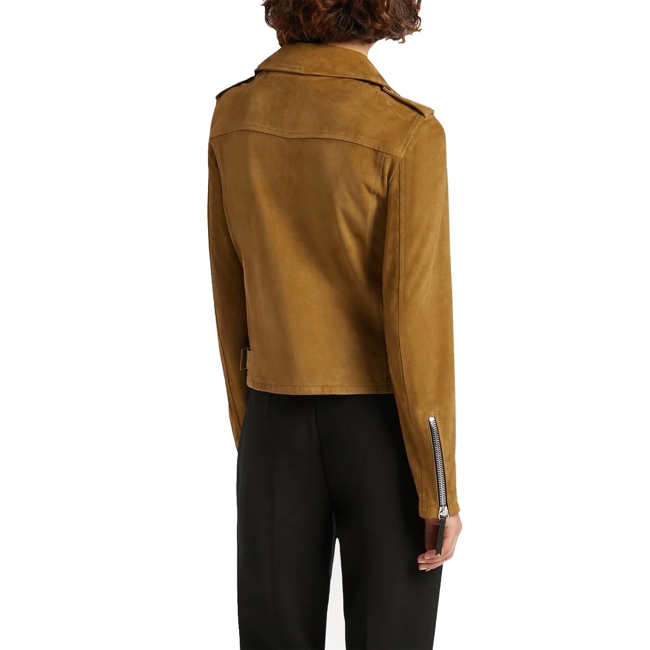 Women Leather Jacket  Back